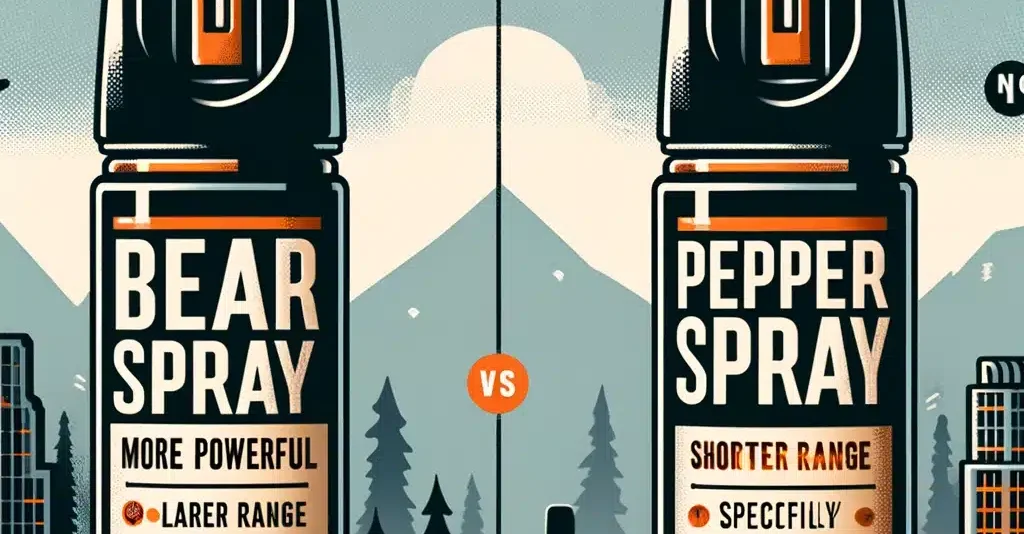 bear spray vs pepper spray