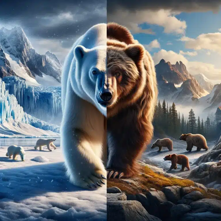 Polar Bear vs Grizzly Bear: 2 Powerful Animals