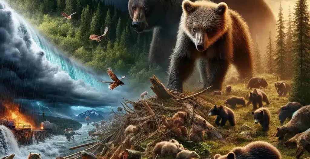 bear cubs at risk