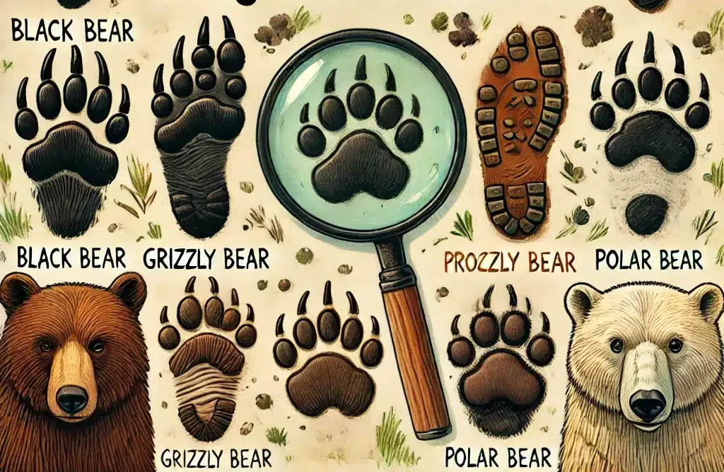 bear paw prints