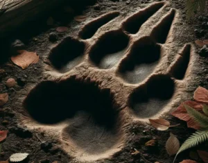 bear paw print