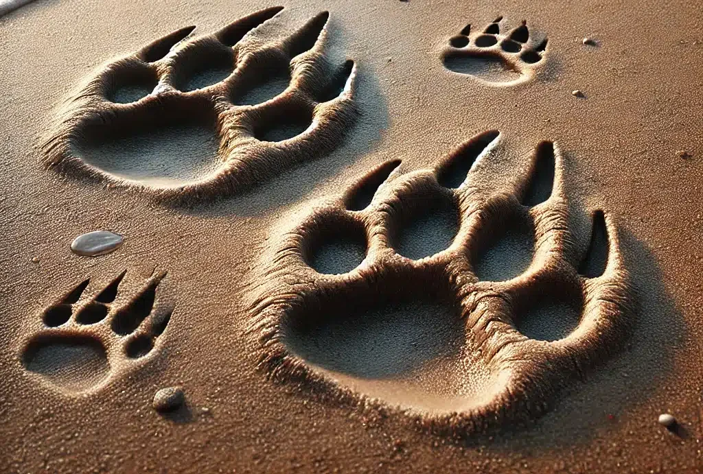 bear paw print